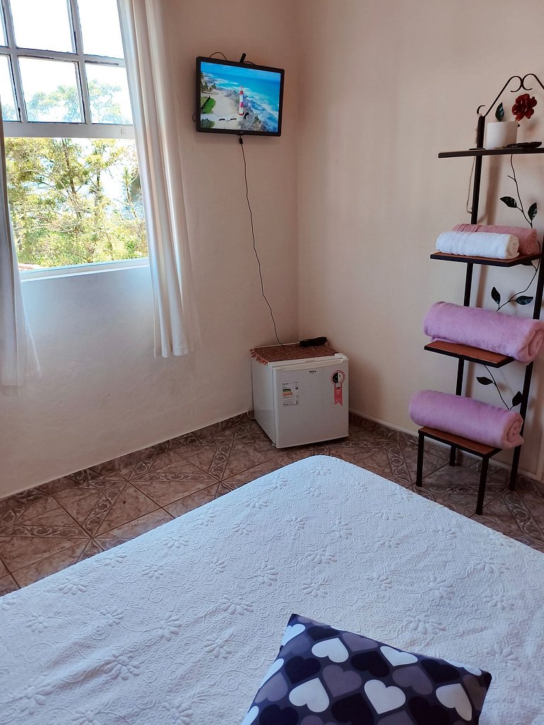 Suíte casal com vista pra Serra em Lavras Novas MG