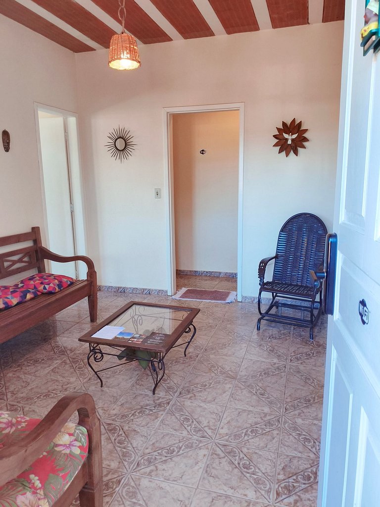 Suíte casal com cama King Size em Lavras Novas MG