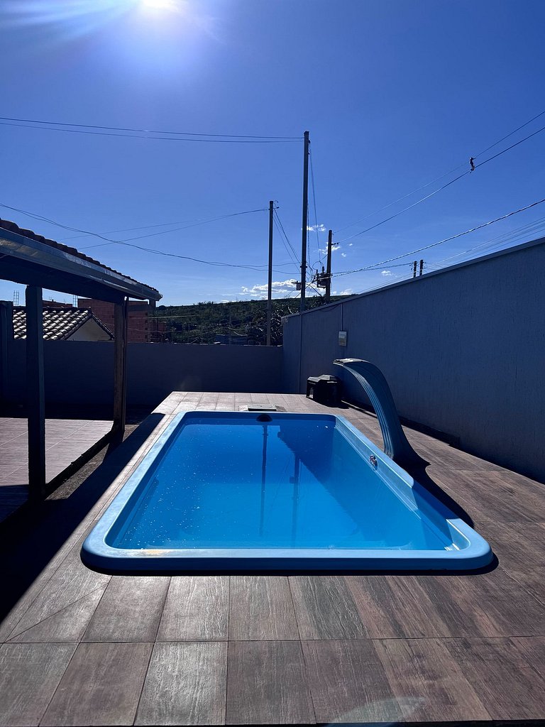 Casa com piscina para 8 pessoas em Capitólio MG