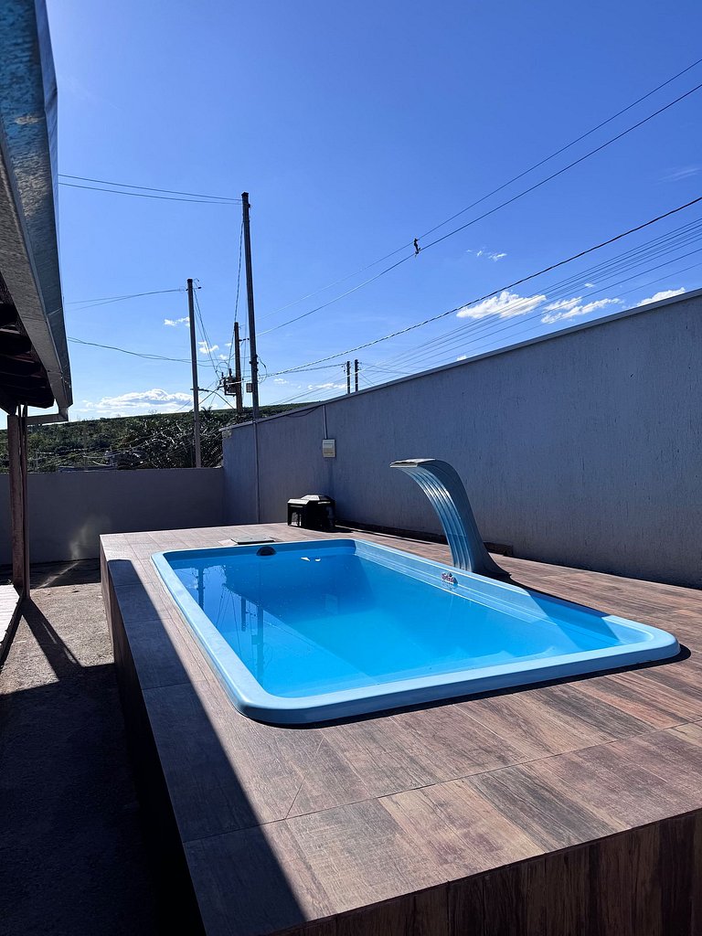 Casa com piscina para 8 pessoas em Capitólio MG