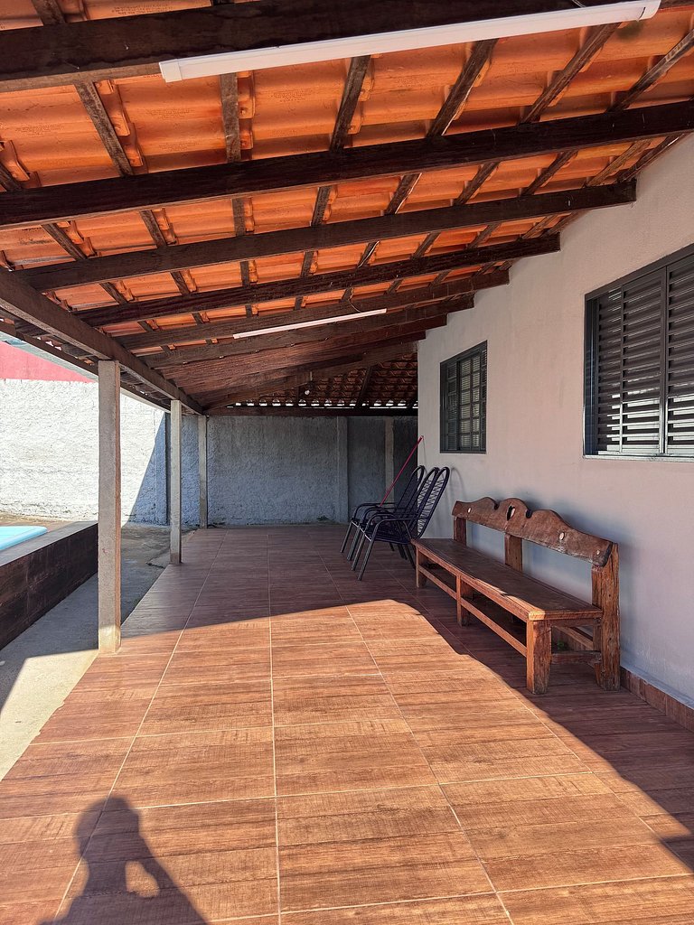 Casa com piscina para 8 pessoas em Capitólio MG